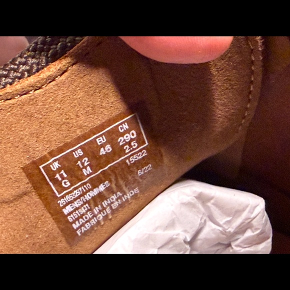 Clarks Bruno Top Leather Chukka Boots Light Brown Mens 12M